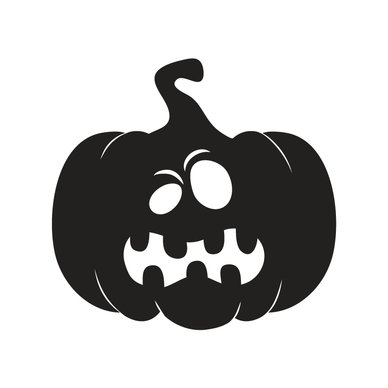 Halloween black pumpkin free PNG image