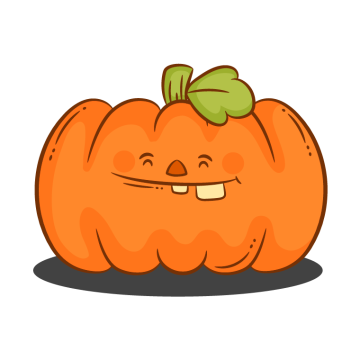 big pumpkin drawing by illustration