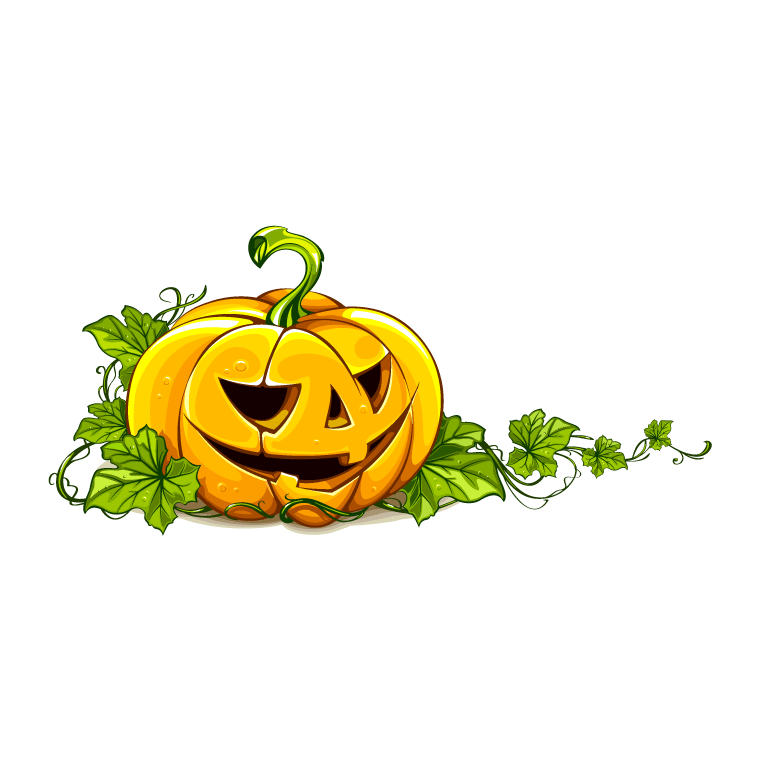 halloween pumpkin drawing with yellow color
