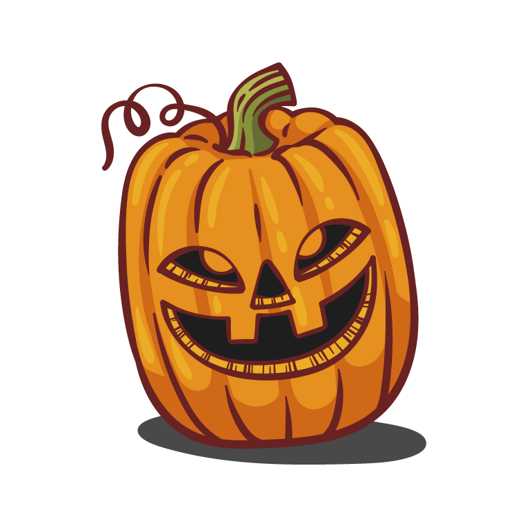 pumpkin halloween art by illustration app