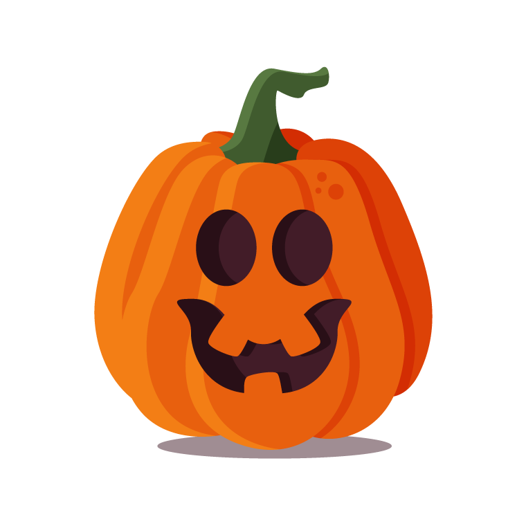 pumpkin halloween new drawing with orange color