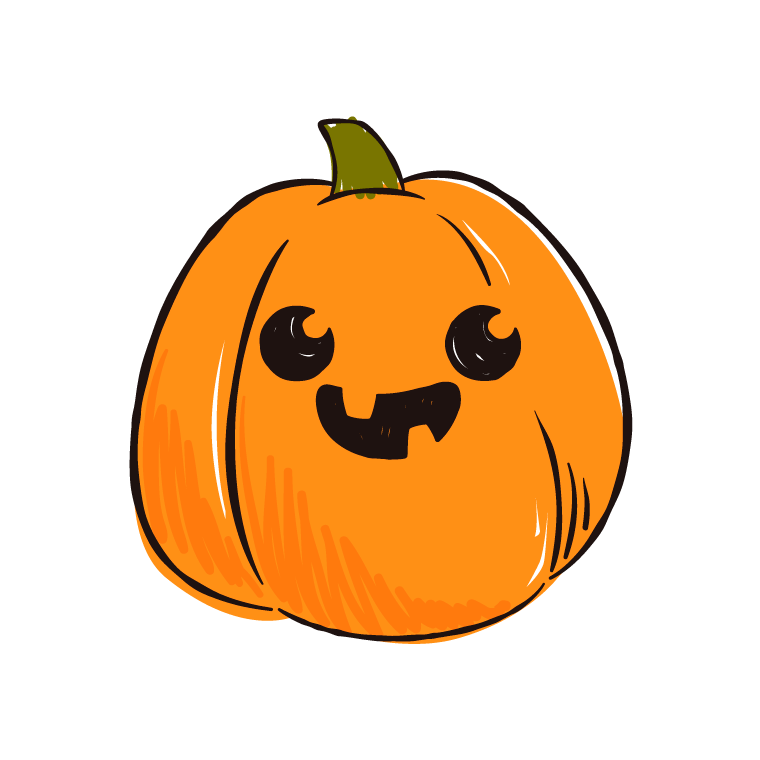 pumpkin halloween with orange color