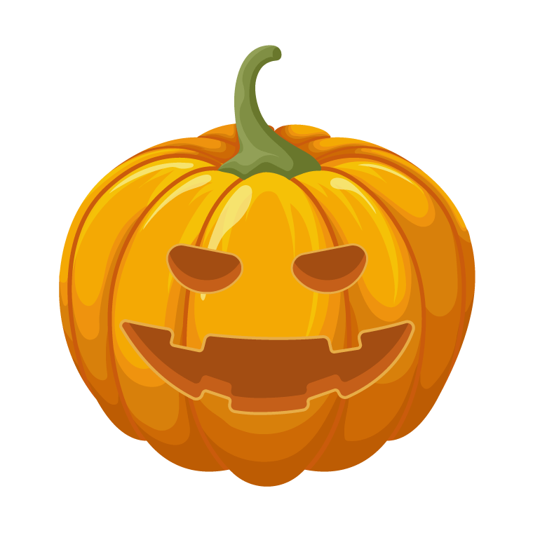 pumpkin halloween with yellow color free PNG