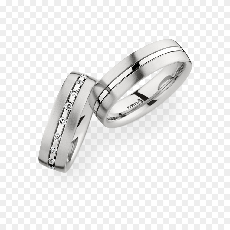 Christian Bauer Wedding Ring Collection Transparent Background
