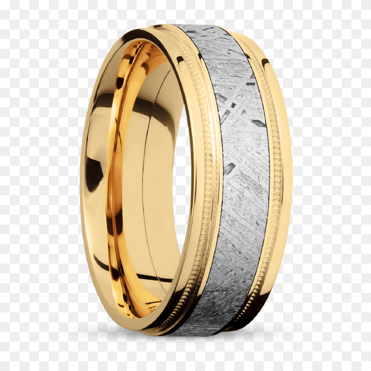 Beautifully With Yellow Gold Wedding Ring png image