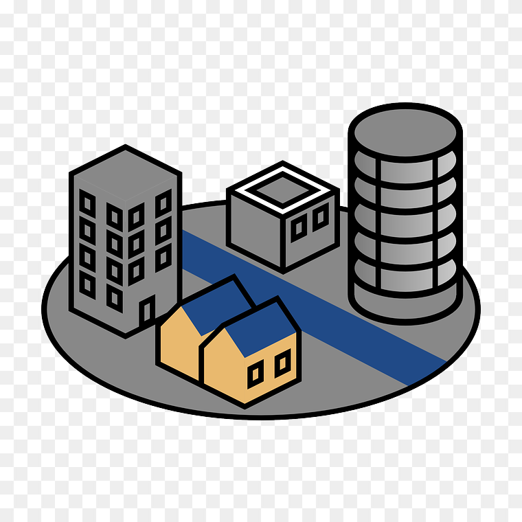 City Clip Art Building Icon Transparent Background