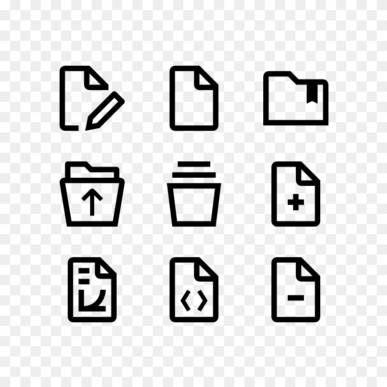Files & Folders Icons - Building Outline Icon Background png image