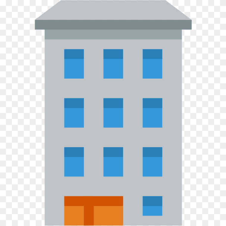 Flat Building Icon Transparent Background Png