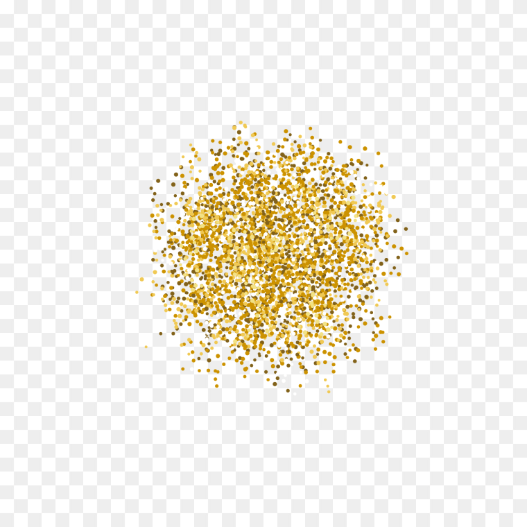 Gold Confetti Clipart Transparent Background