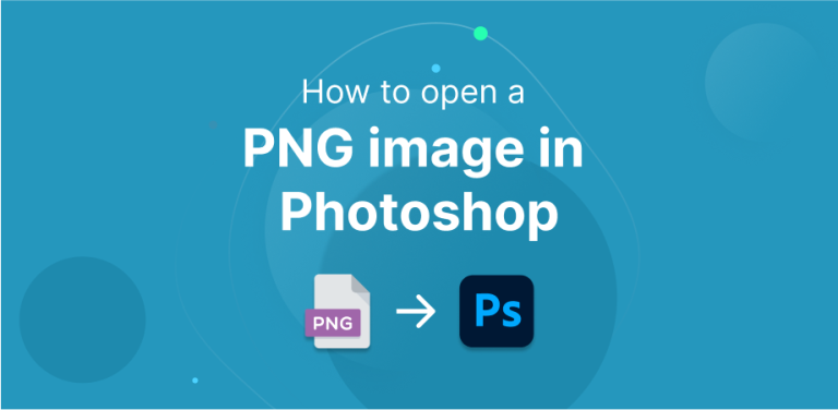 How to open PNG image in photoshop