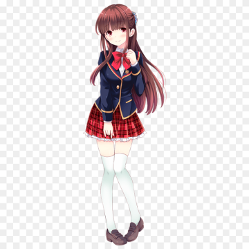 Girl Friend Beta Game Character Transparent Image Free Download,Manga Artist, School Uniforms, Girlfriends, Schoolgirl, - Anime Girl Full Body Png