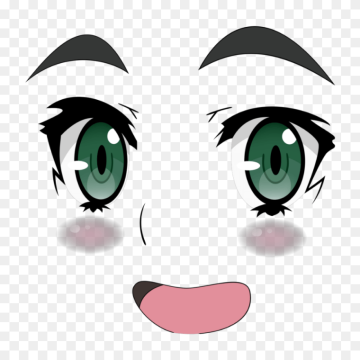 Anime Girl Blush Face- Free Transparent PNG Image Download,