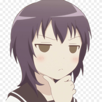 YuruYuri Anime Character Yui Funami PNG Pic -Free Download,,4chan board Anime Manga Conversation threading, anime-face, purple, child, face png