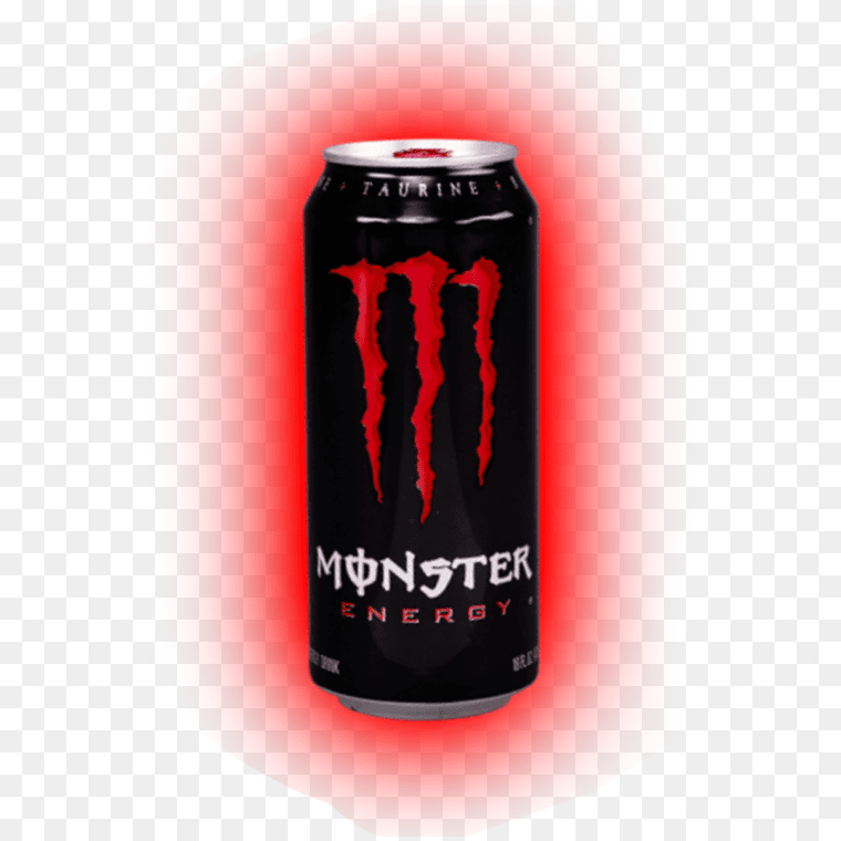 Fuel Your Energy Transparent Image of Red Monster Energy Drink