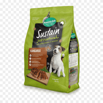 Nature's Bounty Dry Dog Food A Wholesome PNG Image