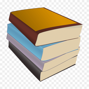 Stacked Books Clipart Transparent Free PNG Download