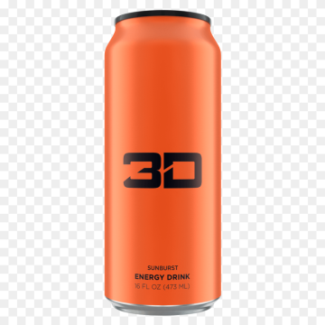 Zesty Refreshment 3D Energy Drink in Orange Flavor