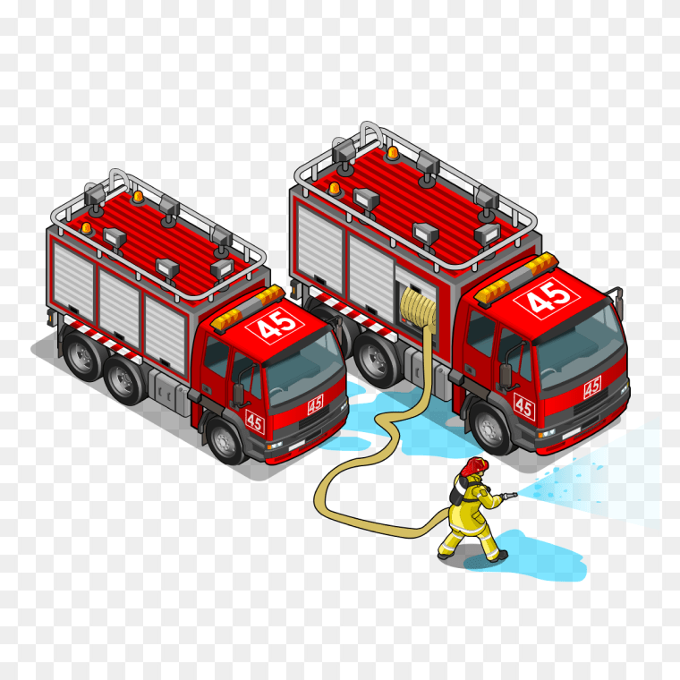 Fire Fighter Car PNG Image-Free Download